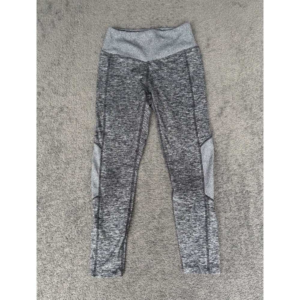 PINK Victoria's Secret Cozy Leggings Space Dye Grey High Waist Pockets Small